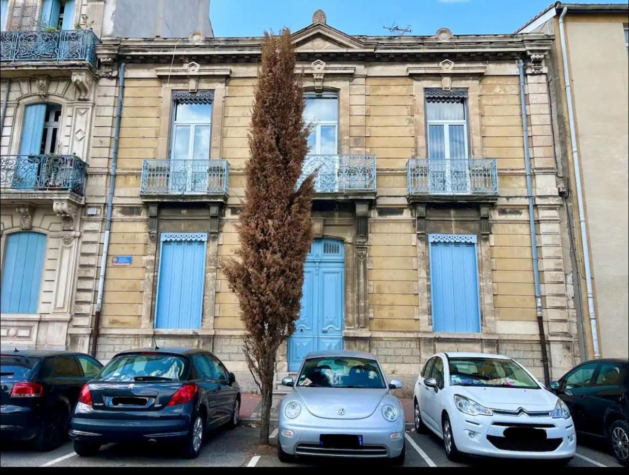 Appartement Du Forum,La Gare, 50 M2 , Climatisation, Garage, Cour ナルボンヌ エクステリア 写真
